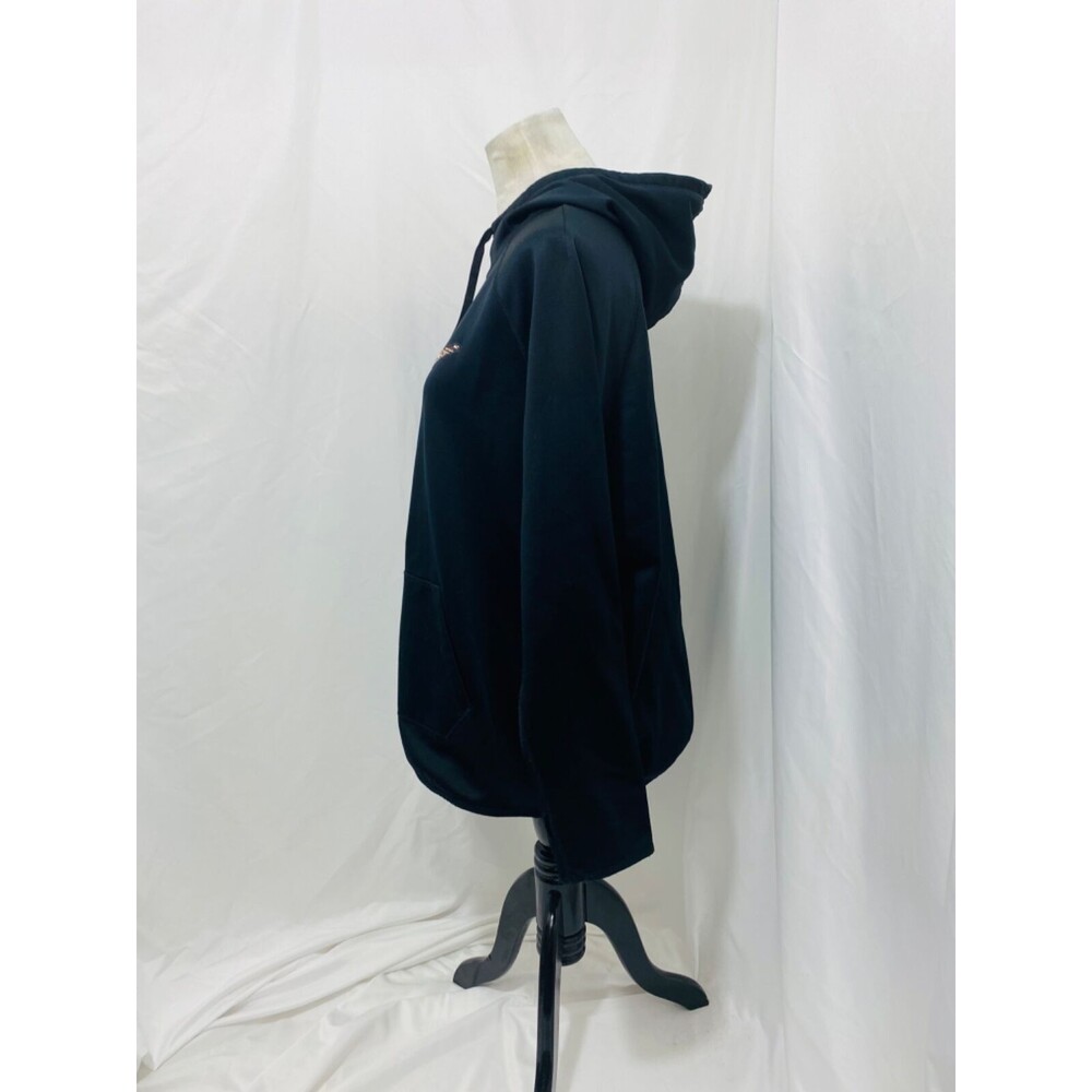Nike Woman’s Hoodie Black Therma-Fit Mock Neck Long Sleeve Athletic Size XL - Picture 5 of 7